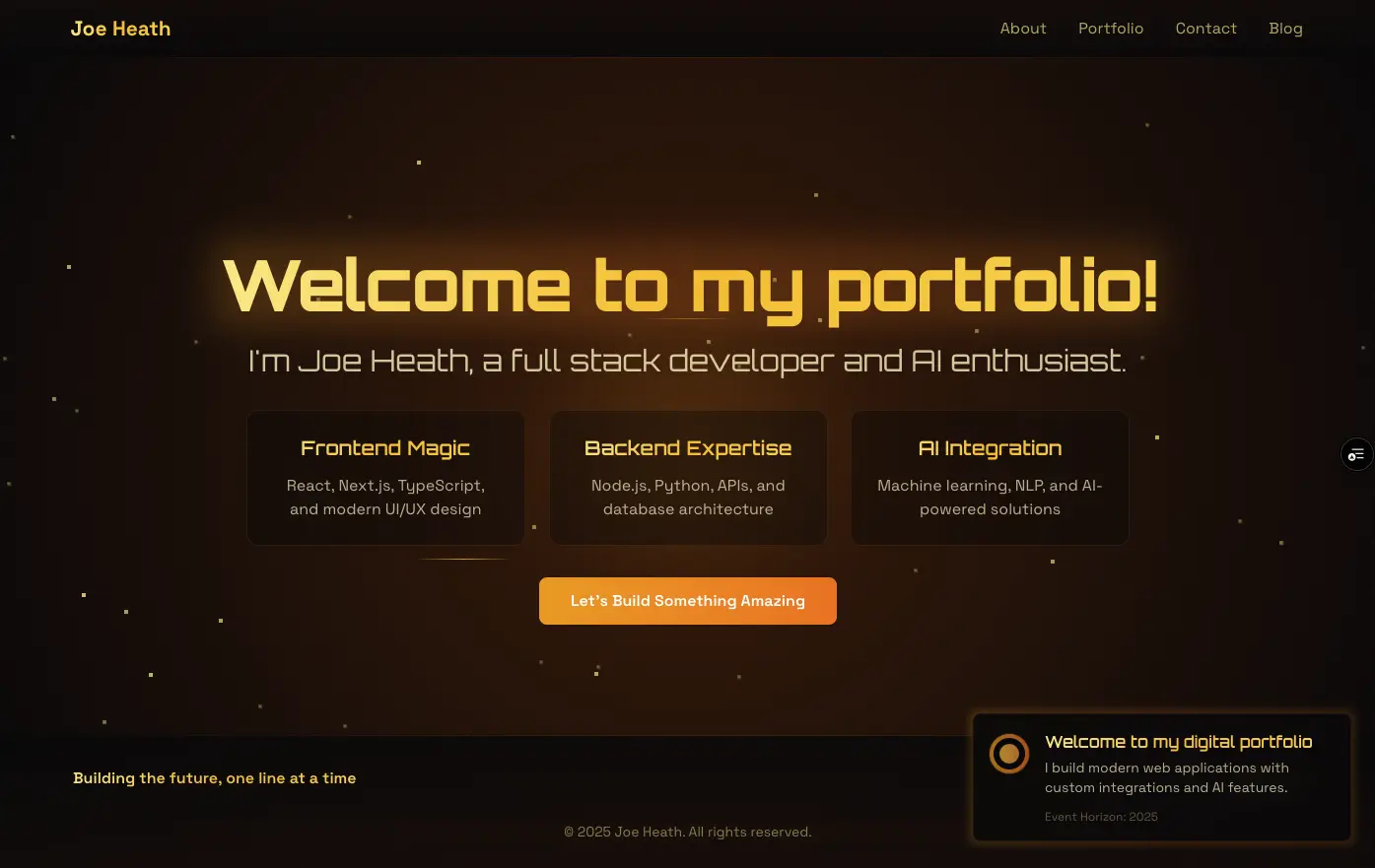 Professional Portfolio preview